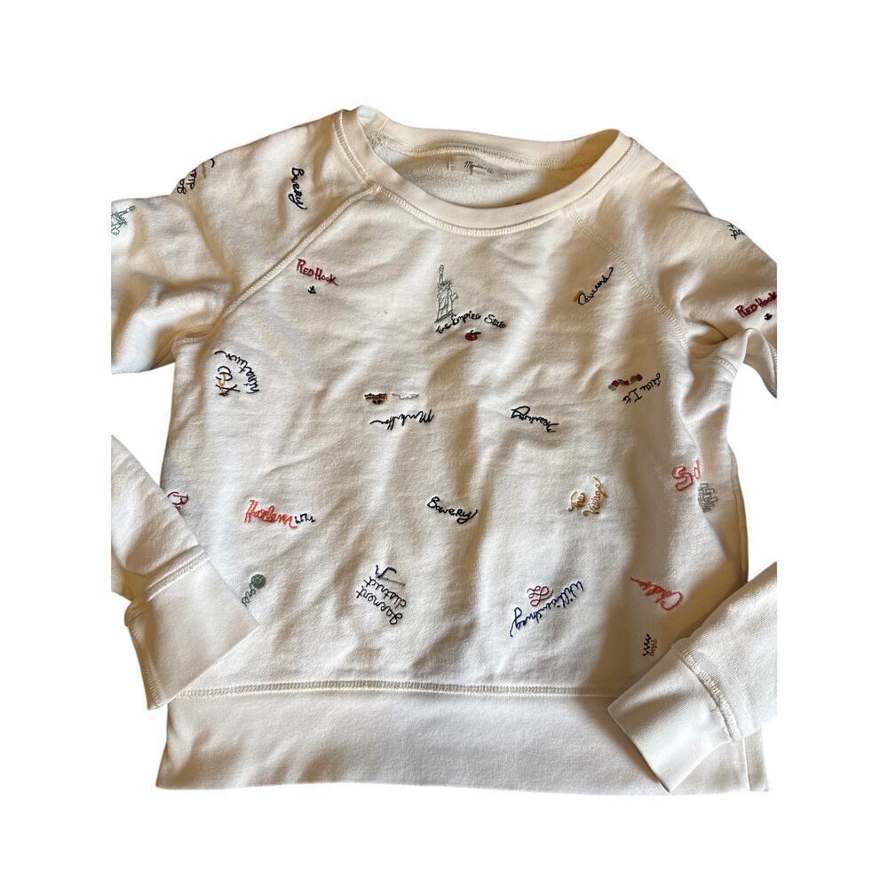 MADEWELL SWEATSHIRT “SUBWAY GRAFFITI “ print size XXS NEW YORK